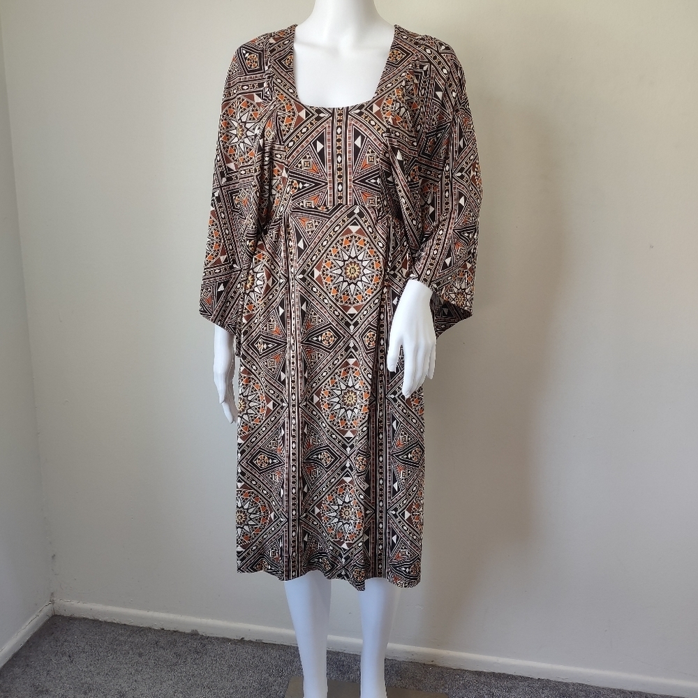 Anthropologie Nieves Lavi XS silk boho dress